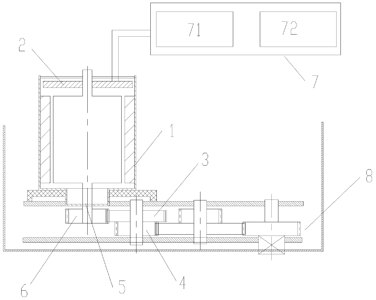 Motor gear for valve electric actuator