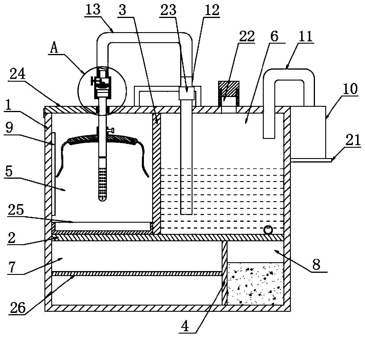 Sputum suction equipment with disinfection function