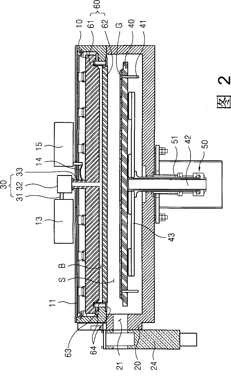 Chemical vapor deposition apparatus for flat display