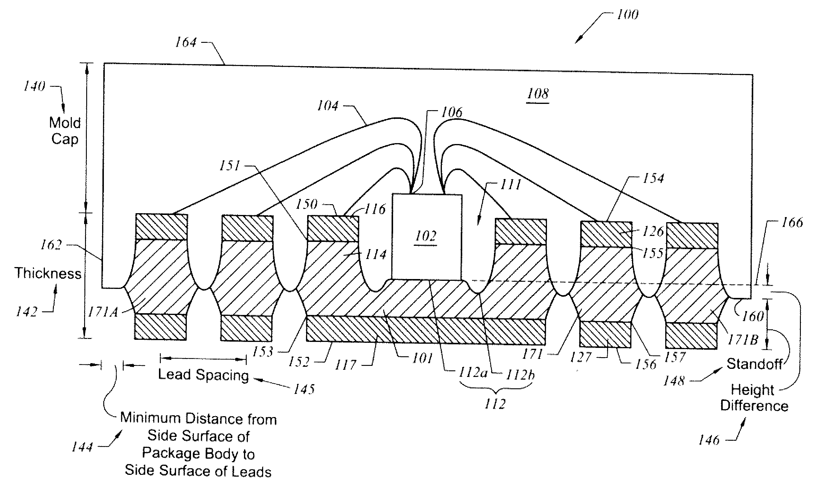 Advanced quad flat no lead chip package having marking and corner lead features and manufacturing methods thereof