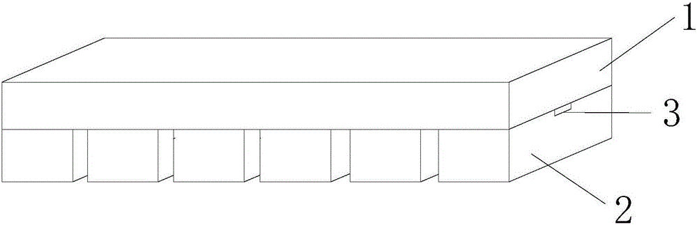 Double-layer solid wood composite floor and manufacturing method thereof