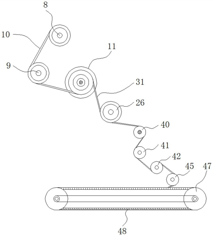 Release paper laminating device for mask processing