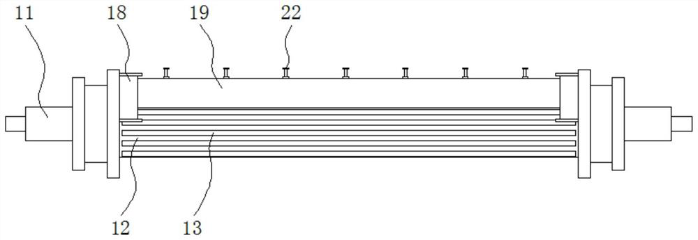 Release paper laminating device for mask processing