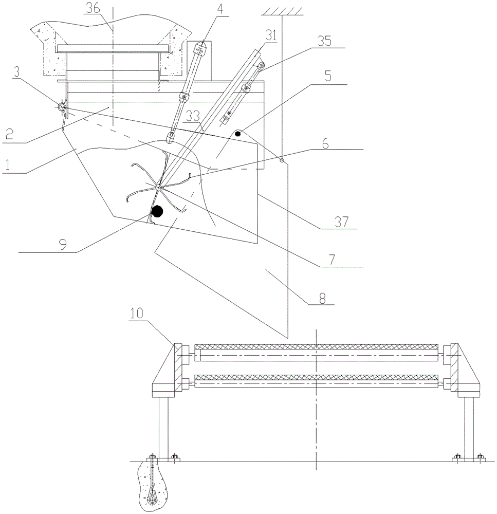 A rolling rake environmental protection energy saving high efficiency feeder