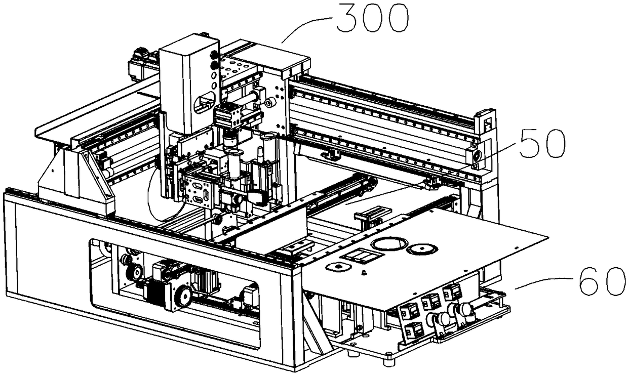 Double valve piezoelectric injection online dispensing machine and dispensing method