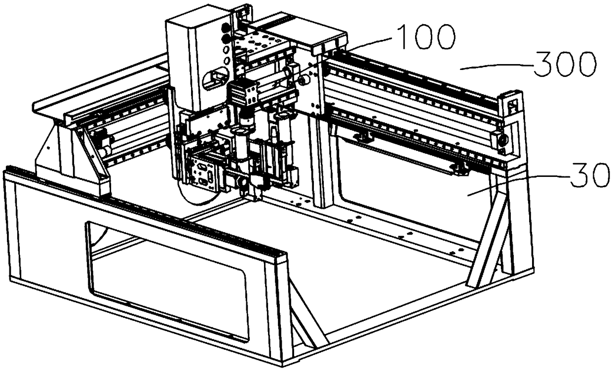 Double valve piezoelectric injection online dispensing machine and dispensing method