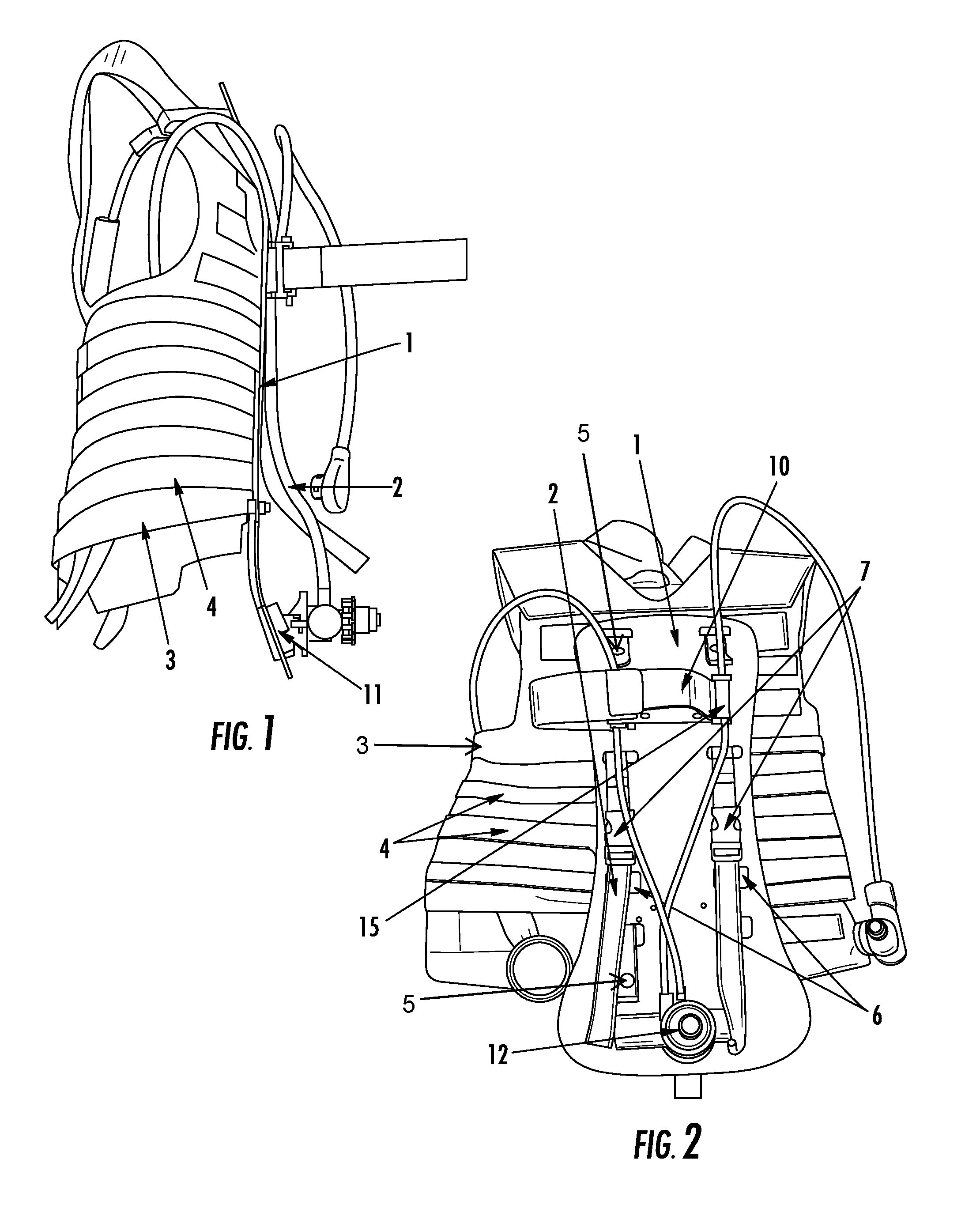 Carrying plate for breathing apparatus