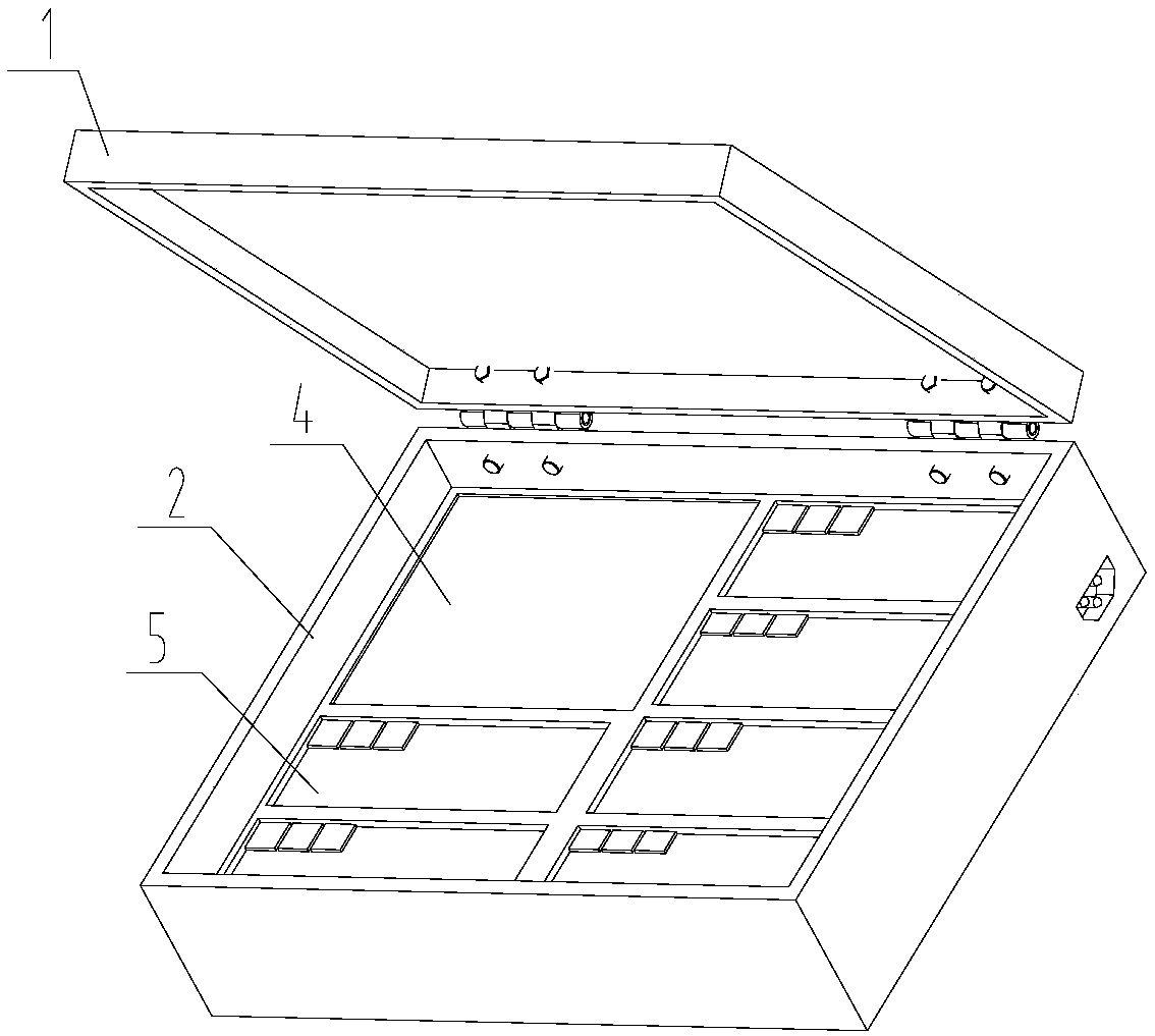 Tool detection method, detection device and toolbox