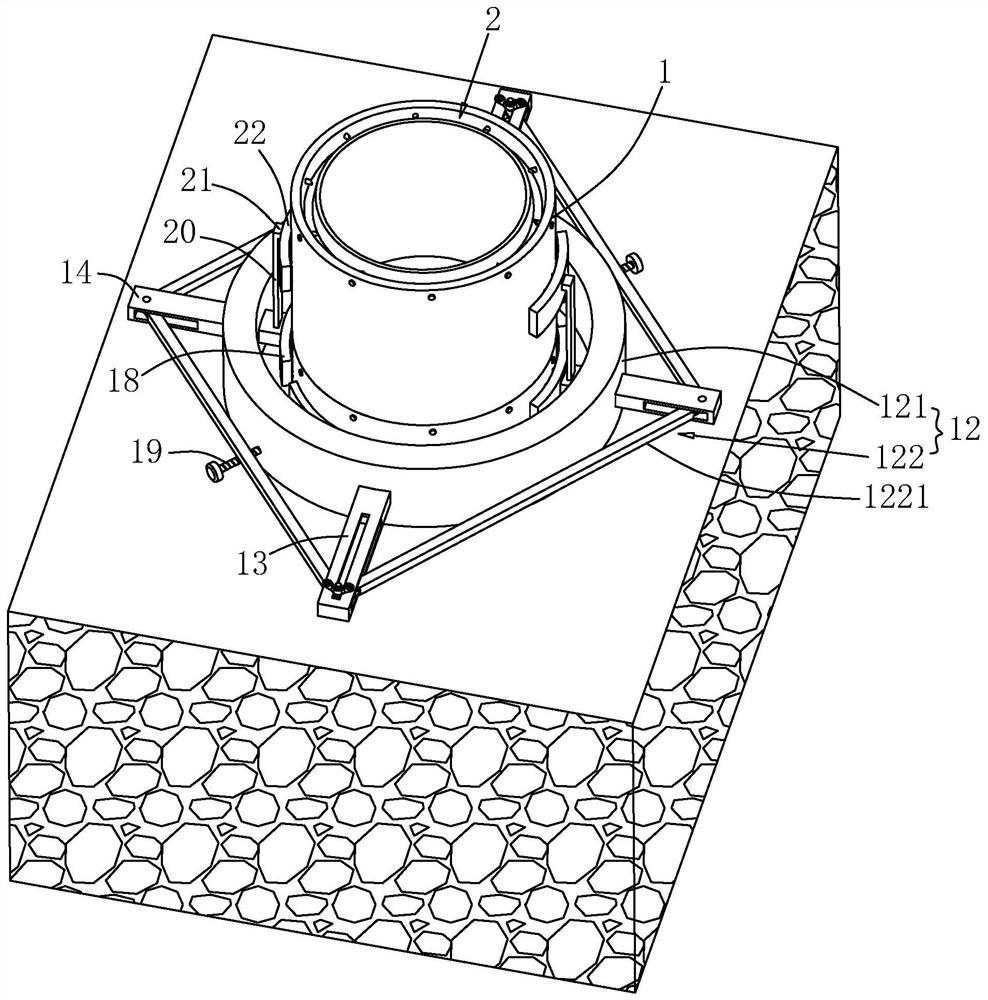 Prefabricated cylinder retaining wall for manual hole digging pile and construction method