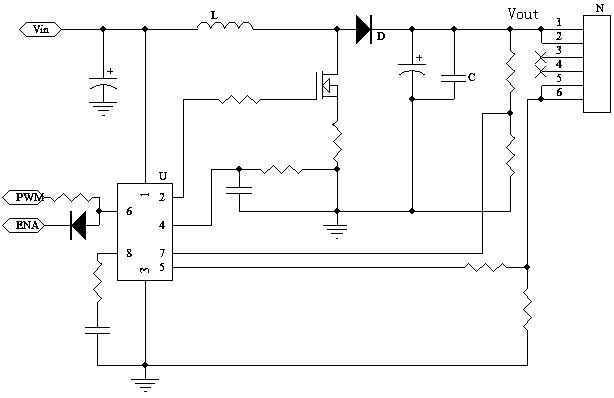 A backlight constant current driver board and LCD TV