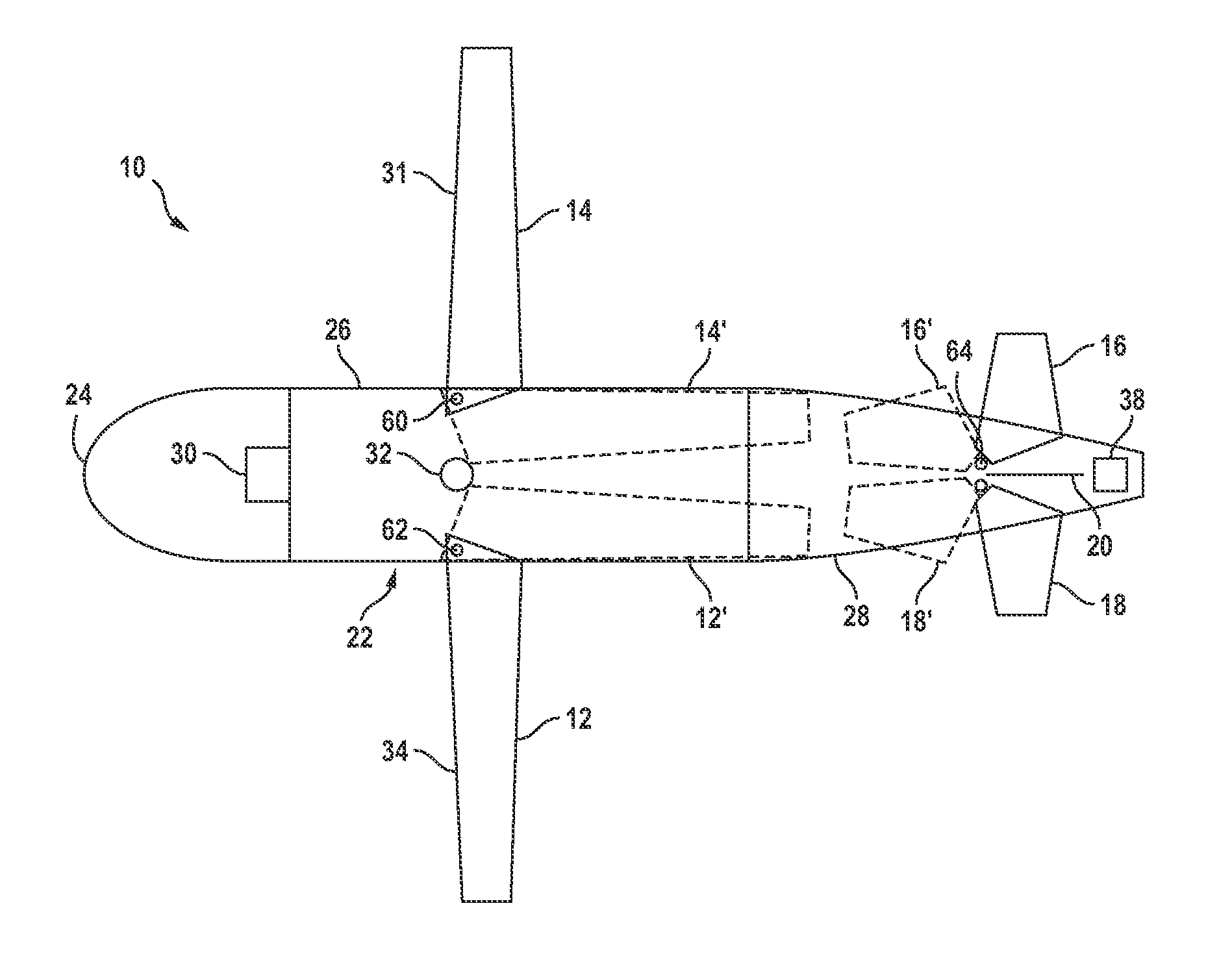 Vehicle for aerial delivery of fire retardant