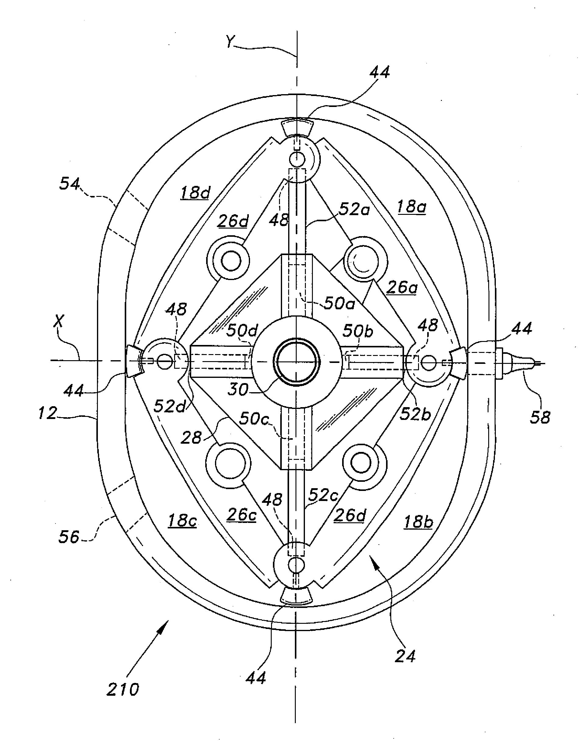 Rotary mechanism with articulating rotor