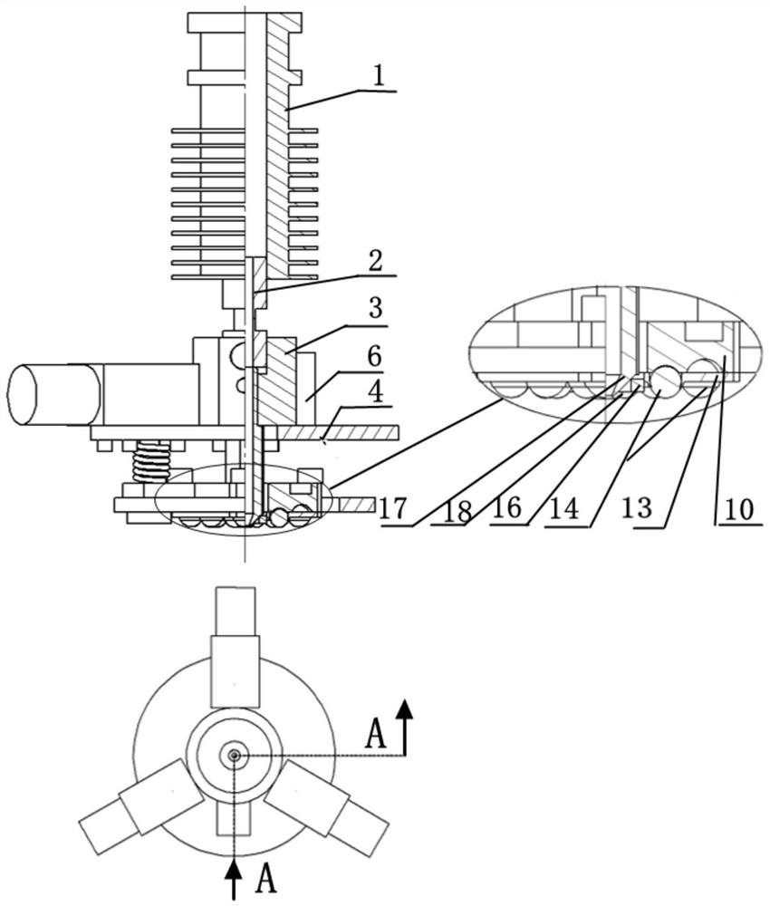 Method for improving printing and forming quality of FDM and implementation device