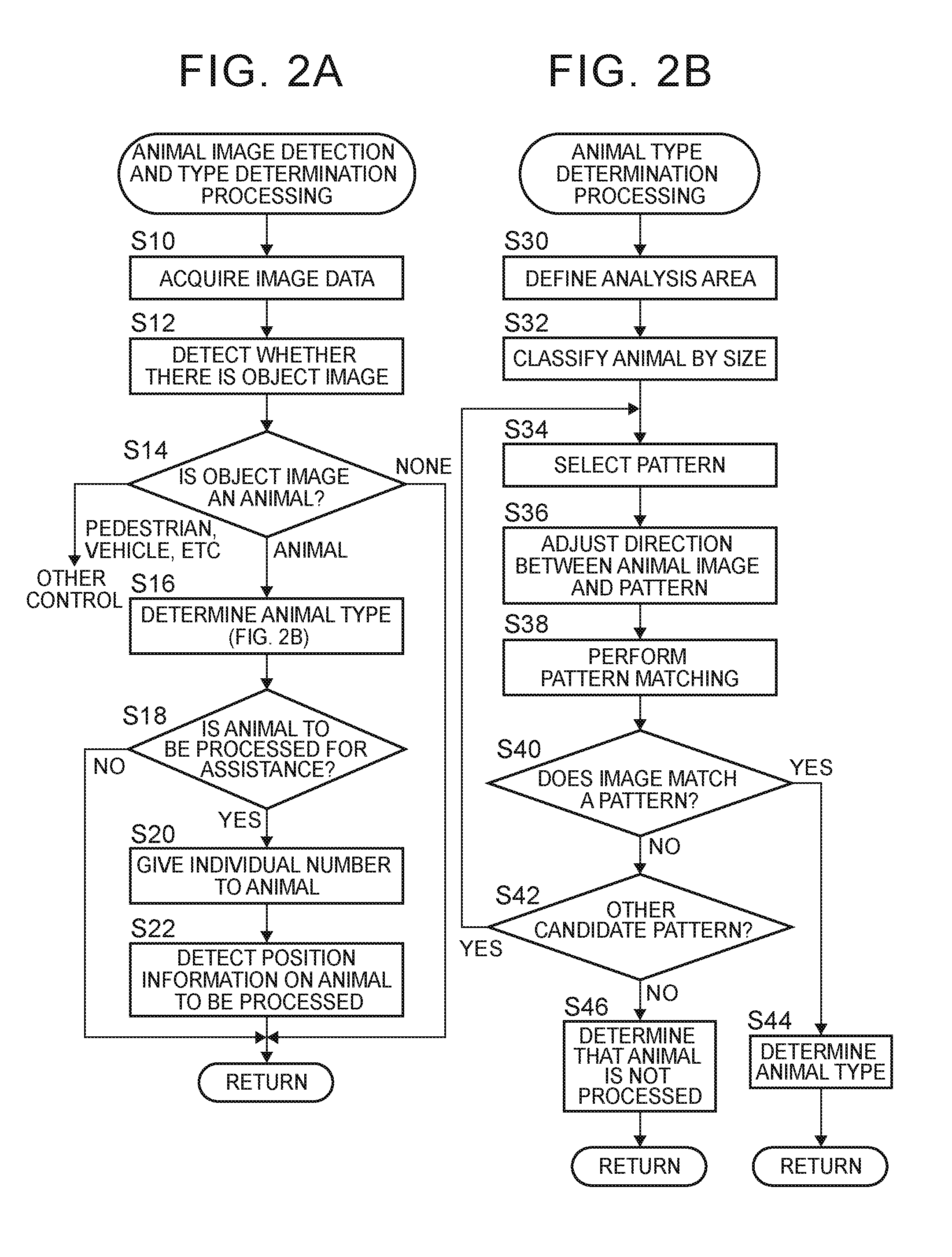 Collision avoidance assistance device for a vehicle