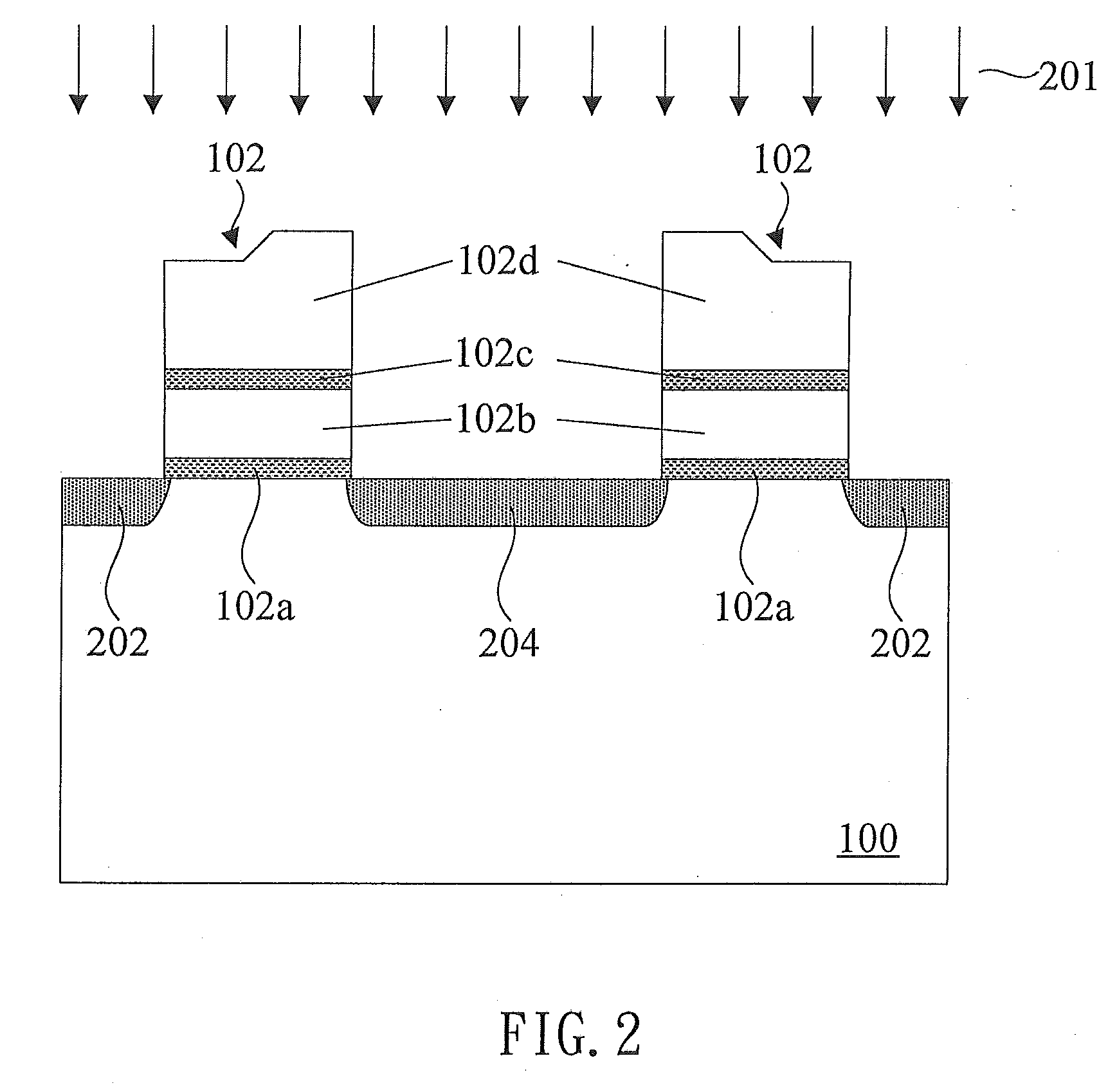 Nor flash memory structure with highly-doped drain region and method of manufacturing the same