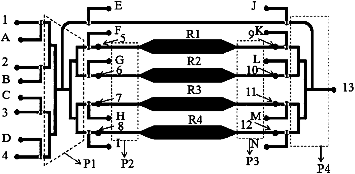 Integrated drug screening and staining method based on micro-fluidic chip