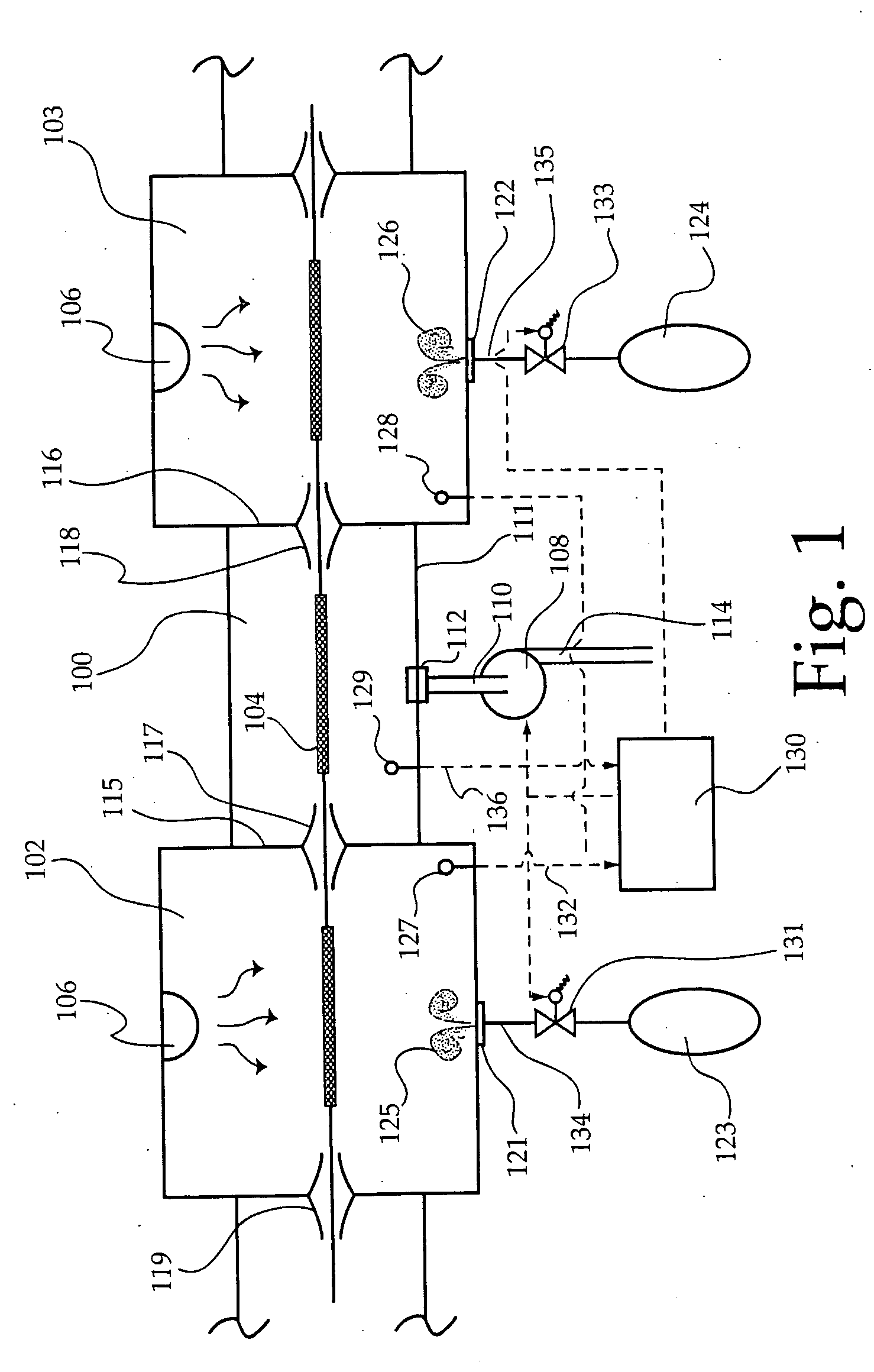 Pressure control system in a photovoltaic substrate deposition apparatus