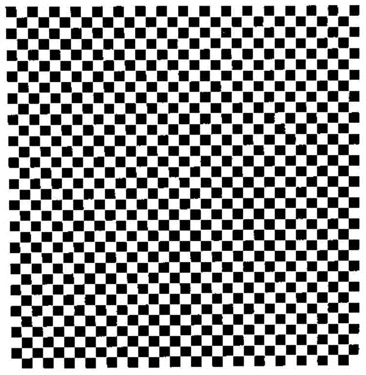 Detection method of checkboard grid image angular point sub pixel