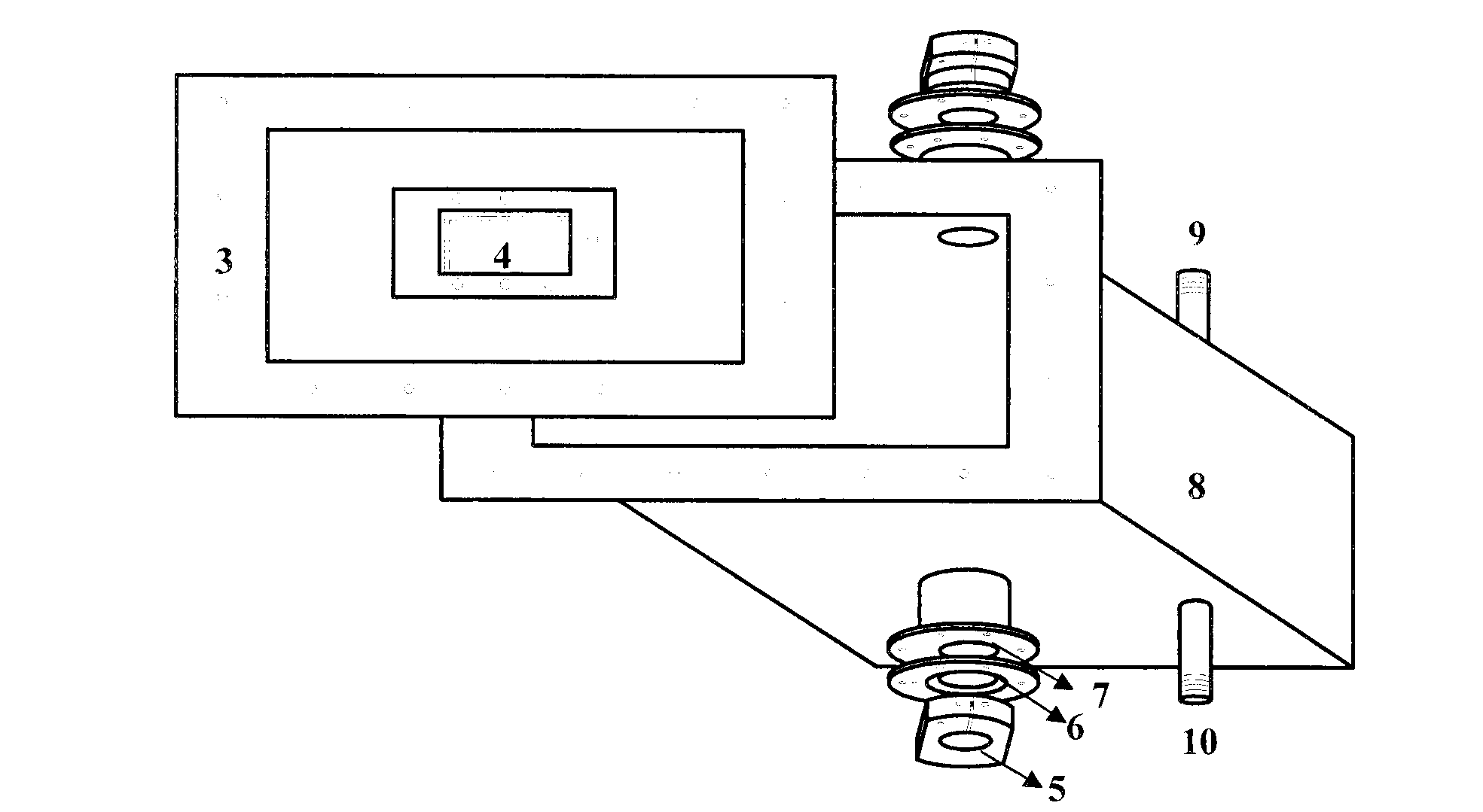 Apparatus and method for microwave enhanced membrane distillation process