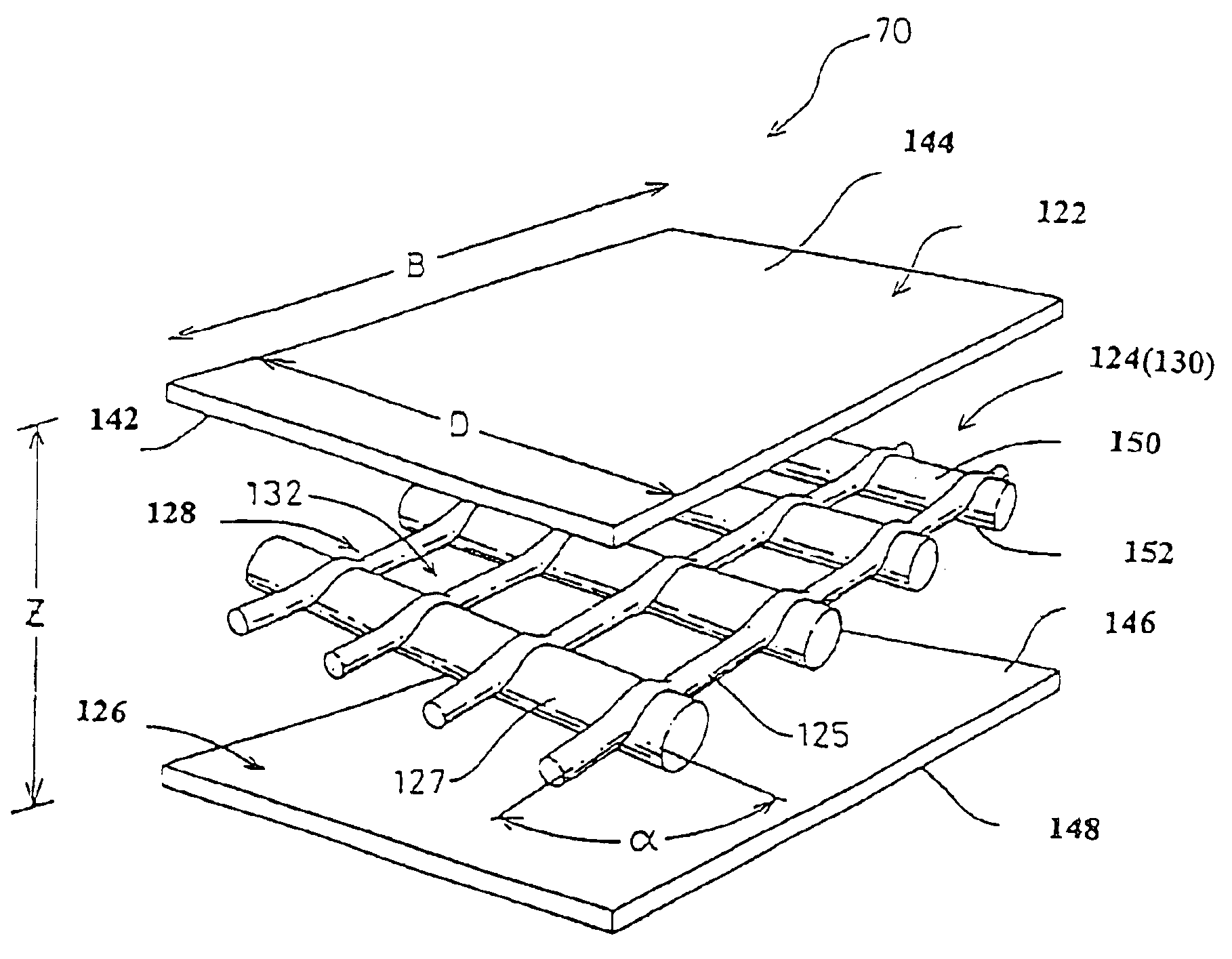 Elastic laminate including nonwoven layer formed from highly-oriented-component fibers and disposable garment employing the same