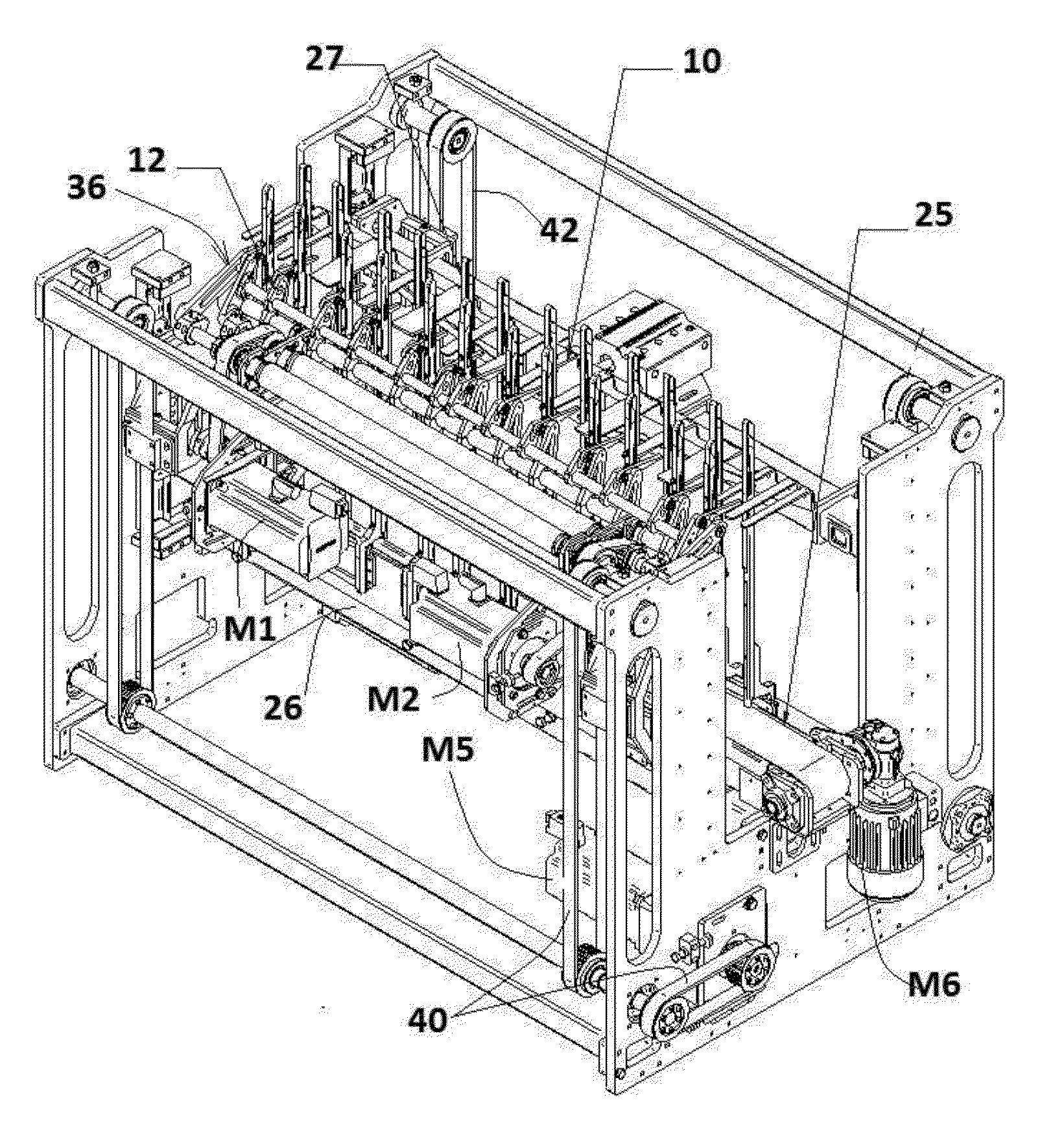 Machine for the formation of numbered packs of interleaved sheets of paper
