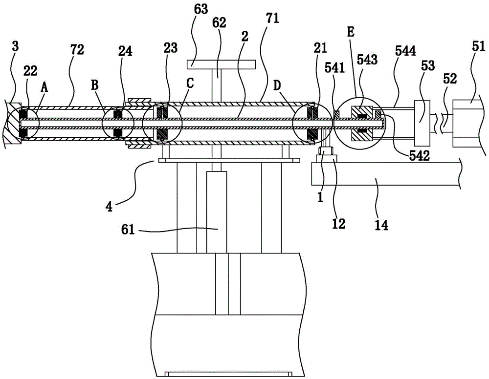 Steel-plastic adapter sealing detection device