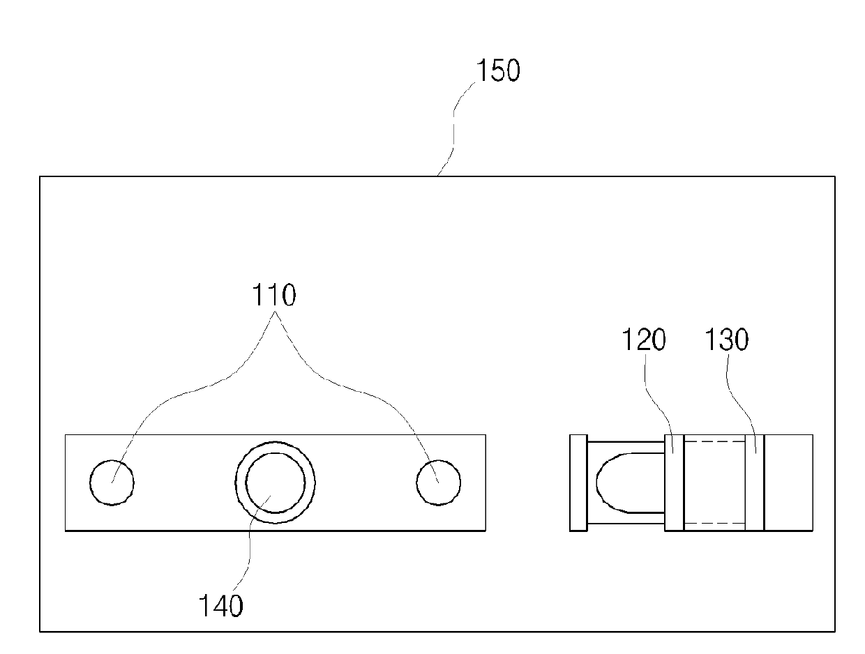 Infrared camera lighting device