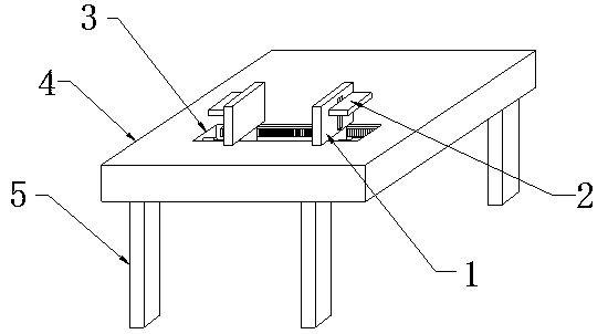 Leg separating mechanism for medical bed