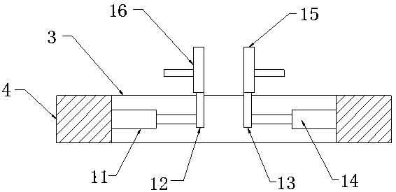 Leg separating mechanism for medical bed