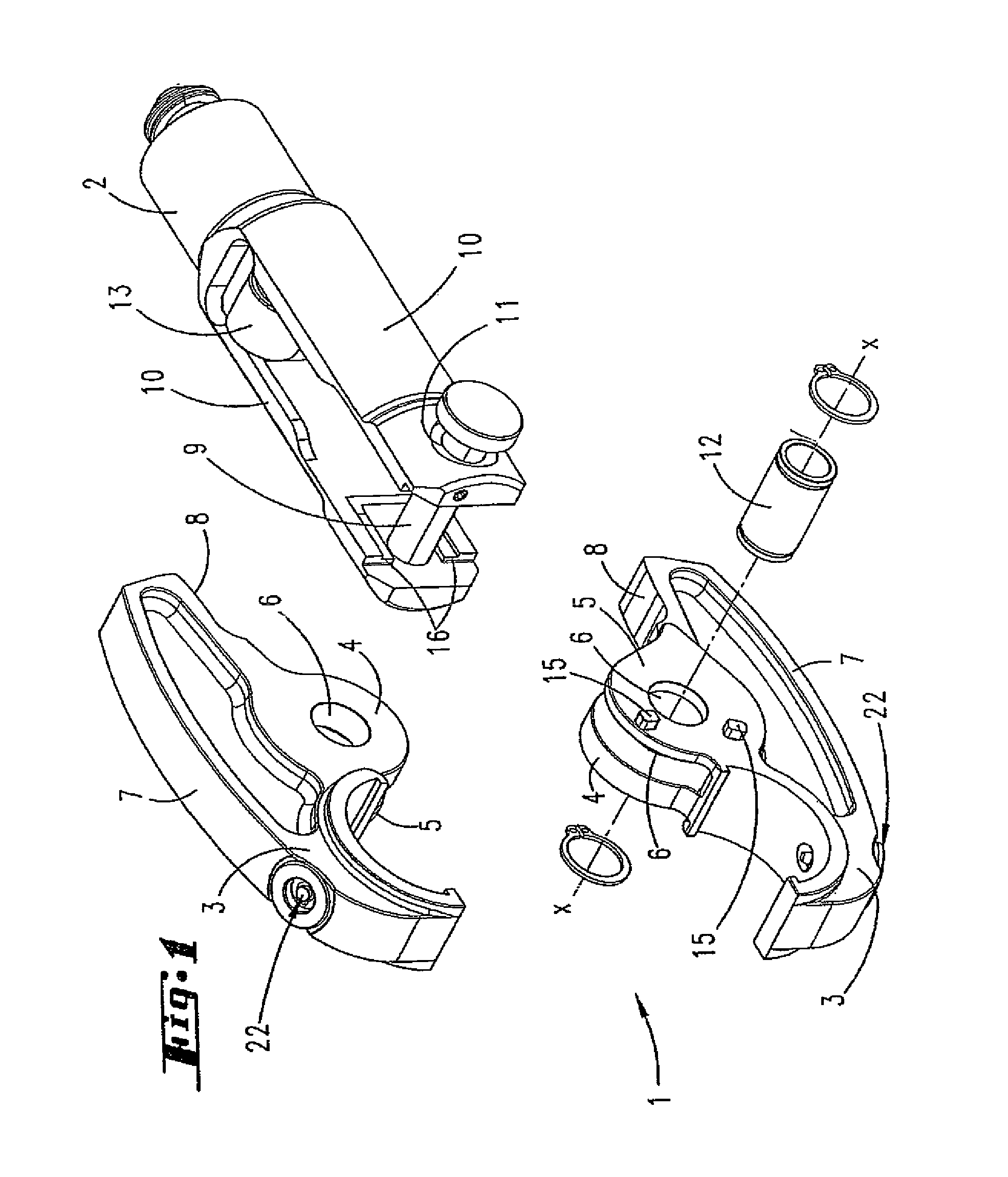 Pair of pressing jaws for hydraulic or electric pressing tool