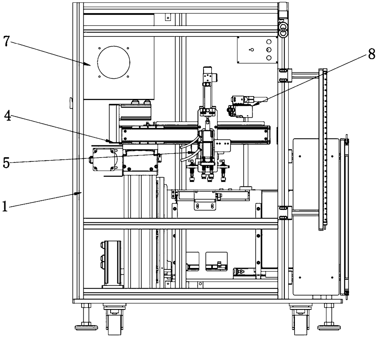 Automatic disc placement device for winding machine