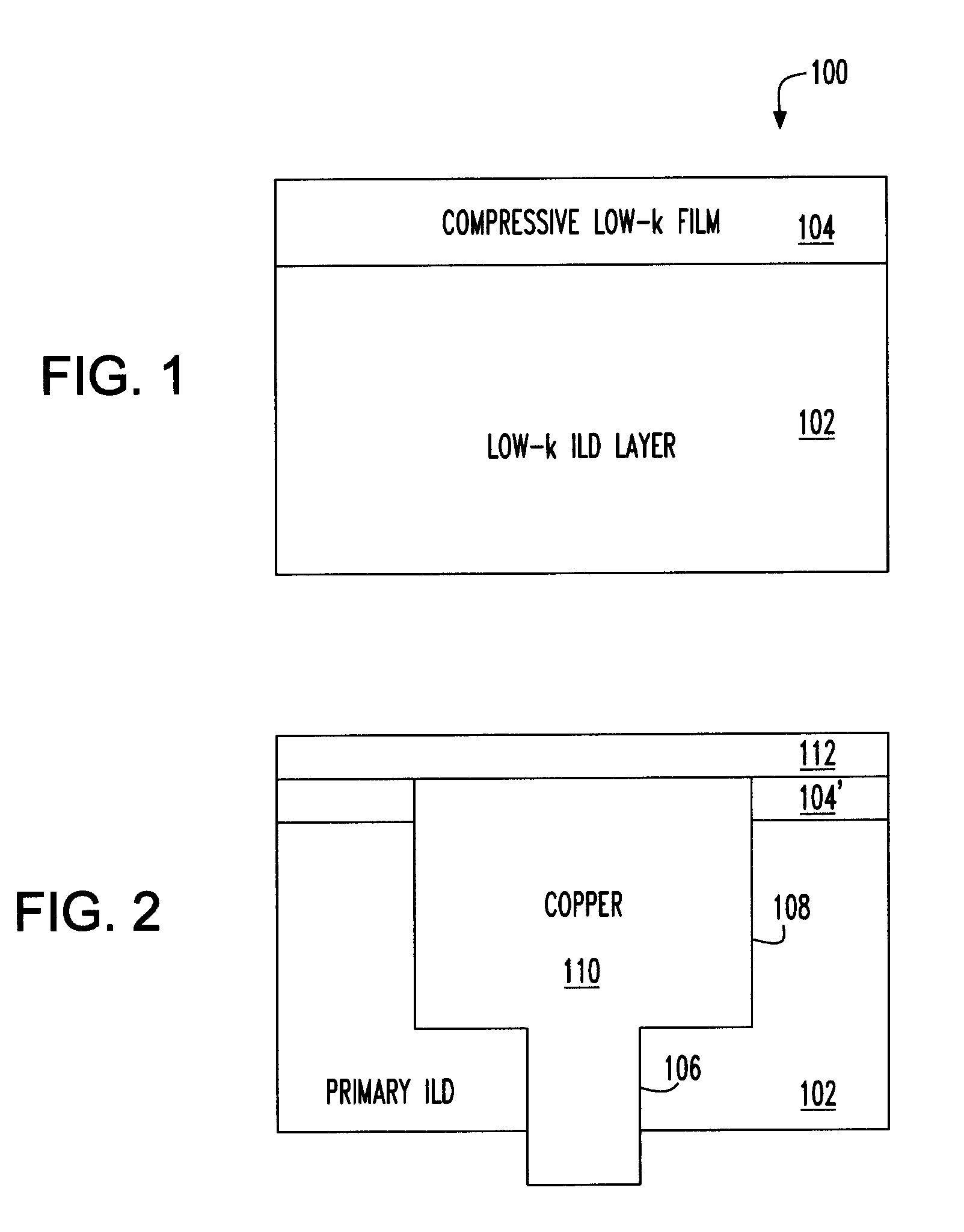 Low-k interlevel dielectric layer (ILD) and method