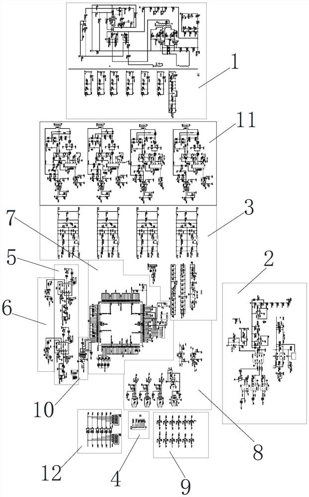 High-voltage SVG power unit driving circuit