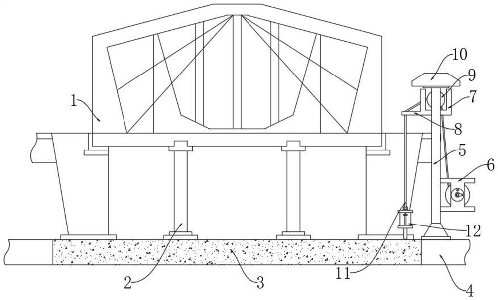 Settlement Displacement Measuring Device of Expressway Bridge Foundation and Its Application Method