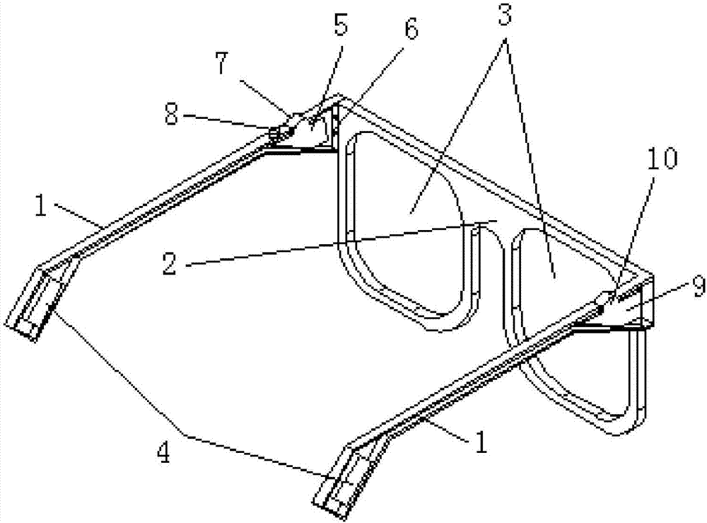 Zooming glasses and focus length adjusting method thereof