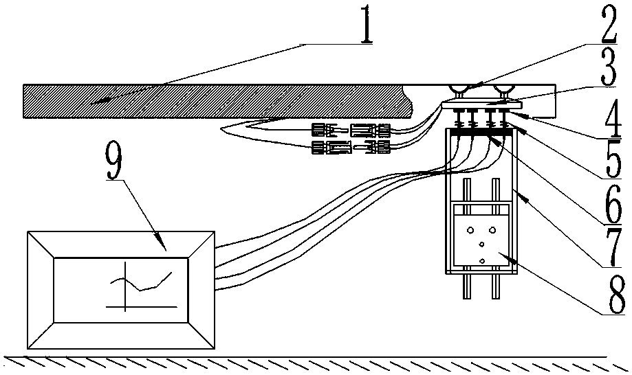 Solar cell module electrical performance test lead device