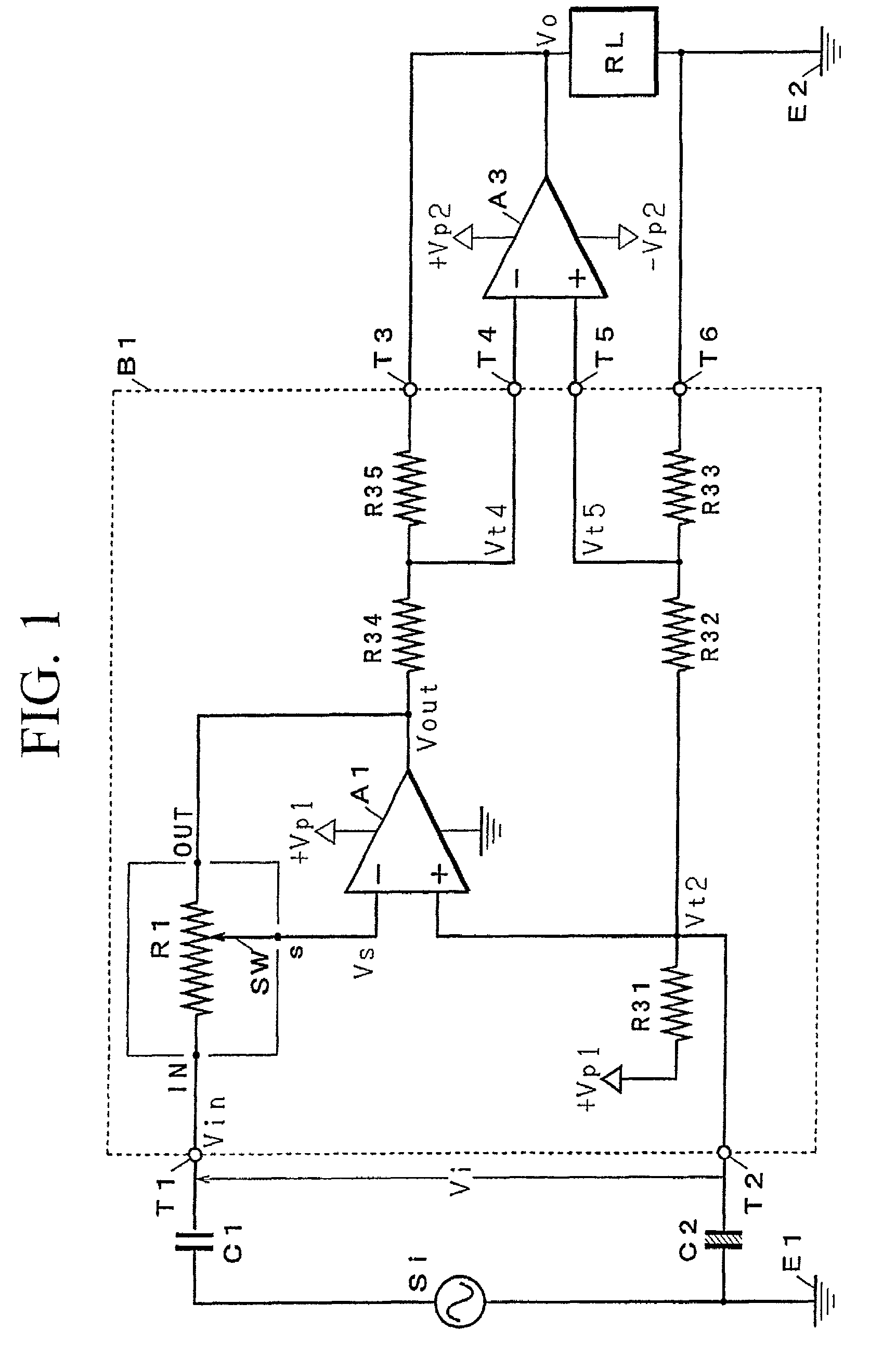 Volume circuit using resistive ladder circuits