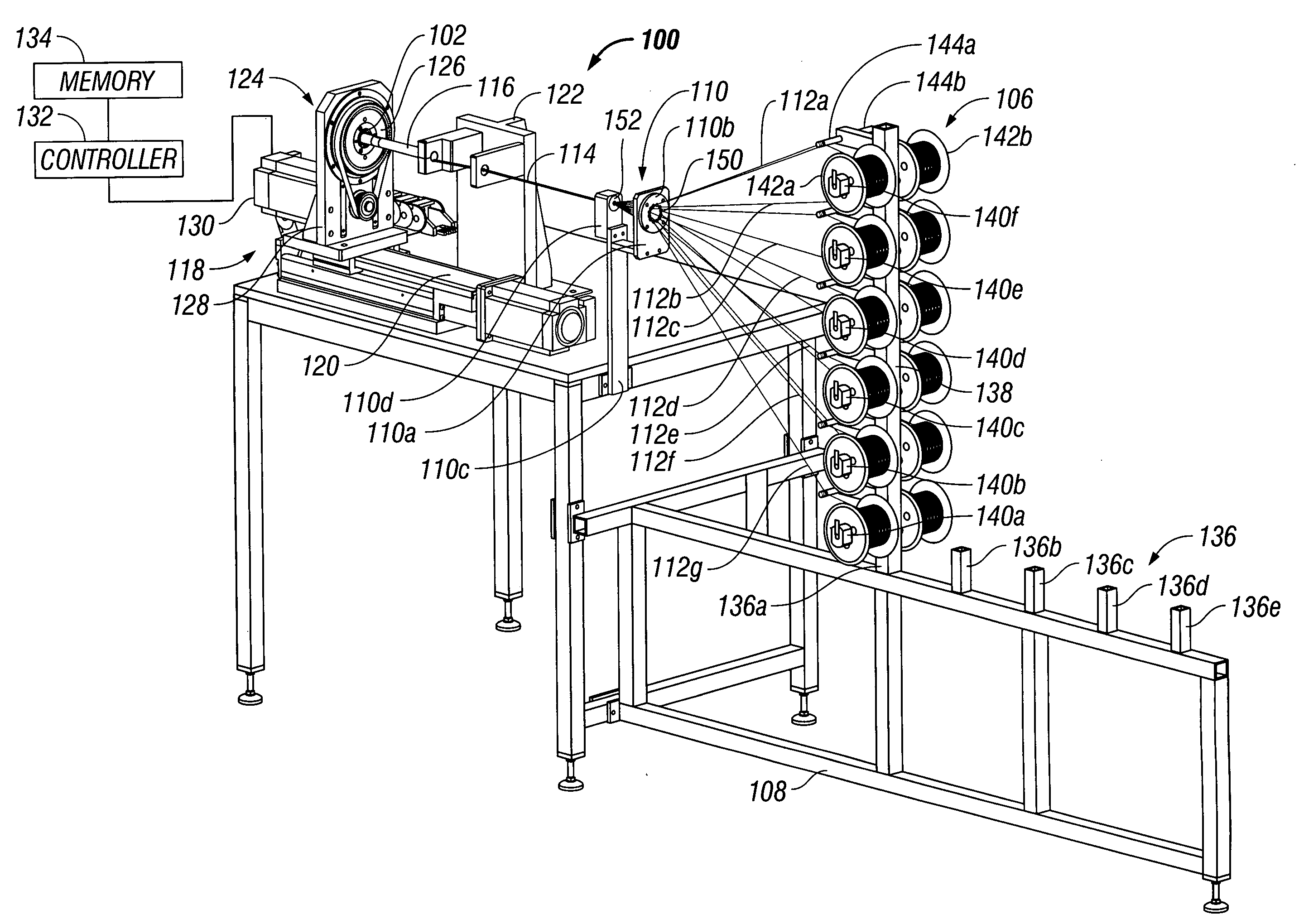 Automatic winder for an inside brushless stator