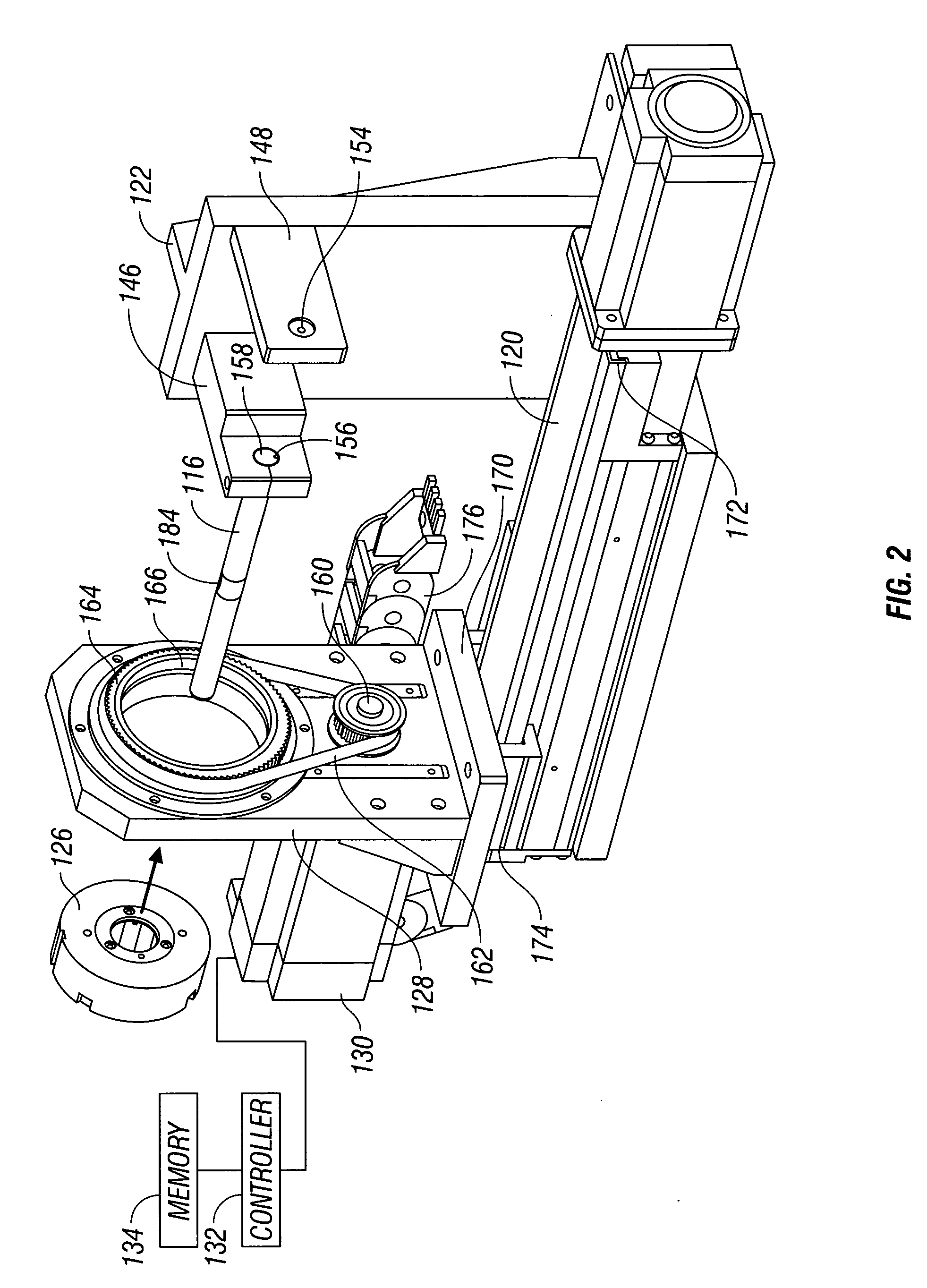 Automatic winder for an inside brushless stator