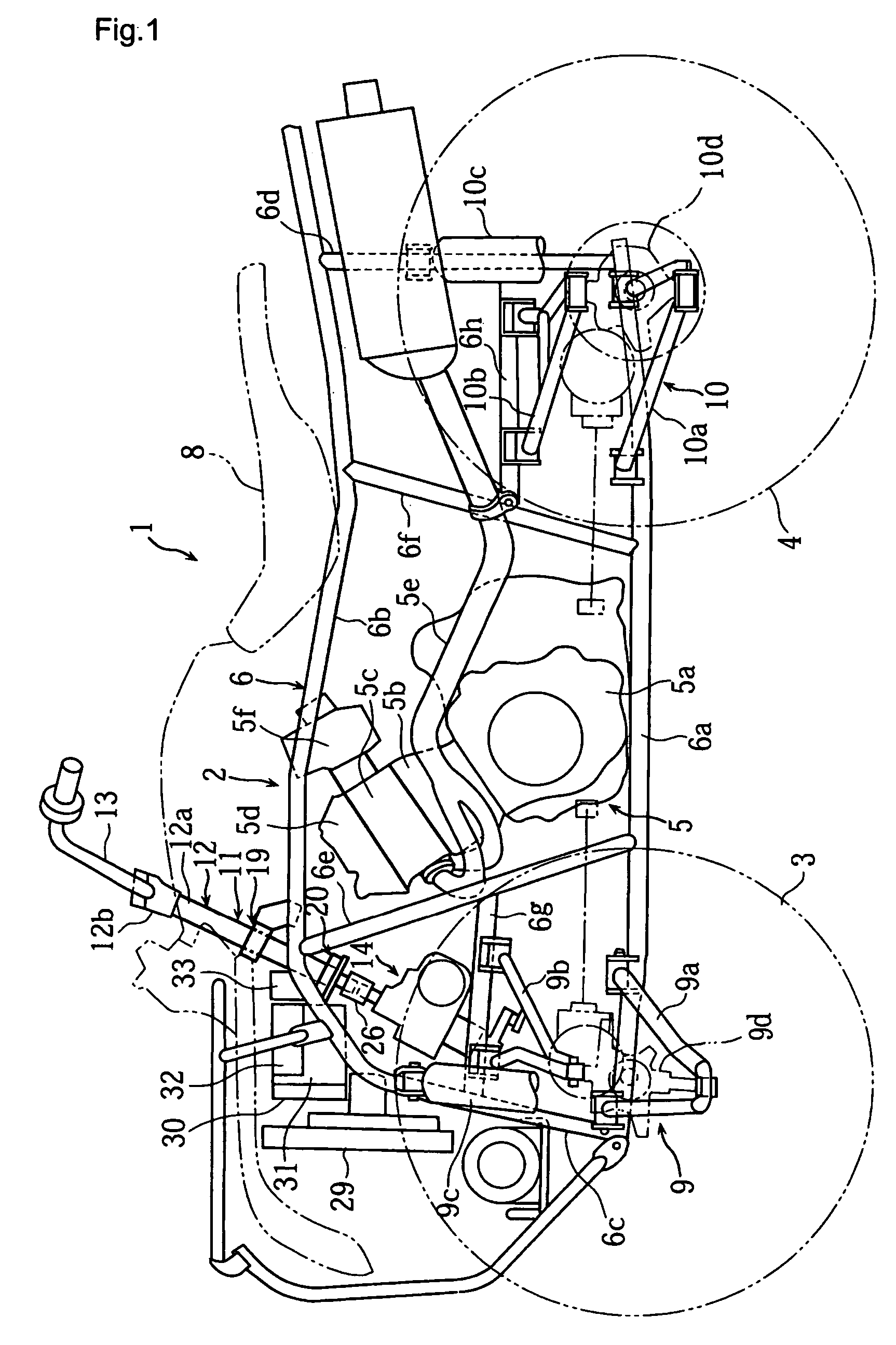 Steering system for small-sized vehicle