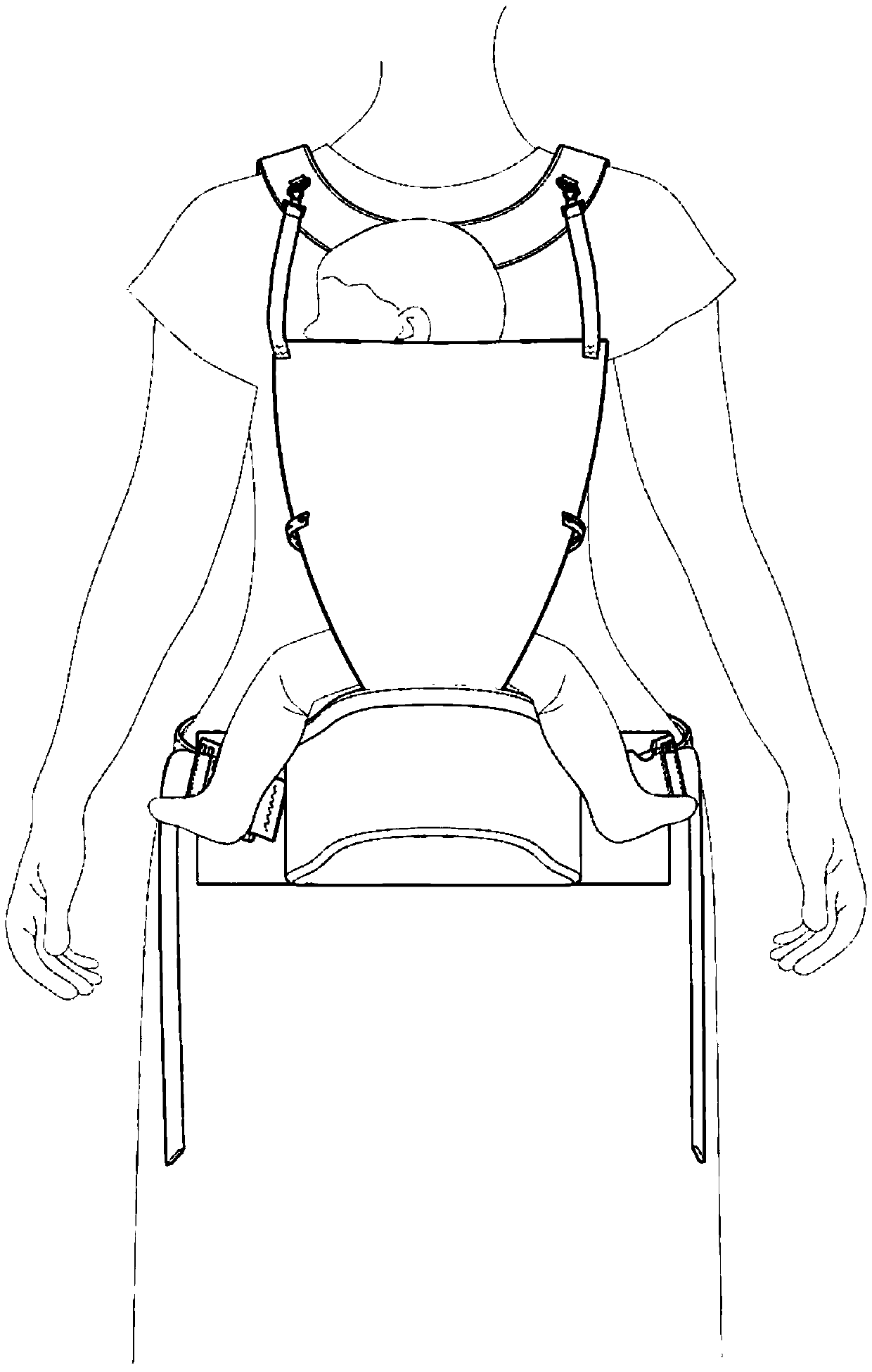 Easy-to-wear waist stool
