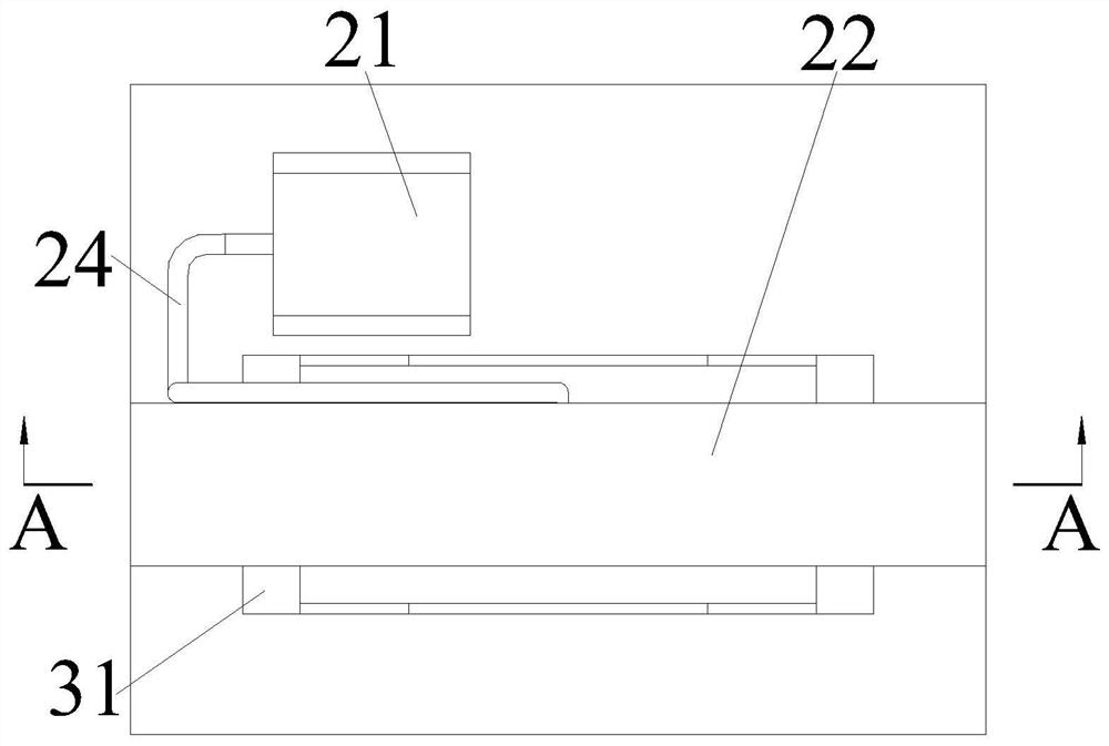 Solid wood cabinet ceramic handle forming and processing mold and forming and processing technology