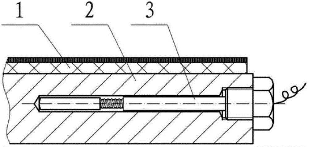 Elastic metal plastic bearing bush and temperature measurement assembly of elastic metal plastic bearing bush