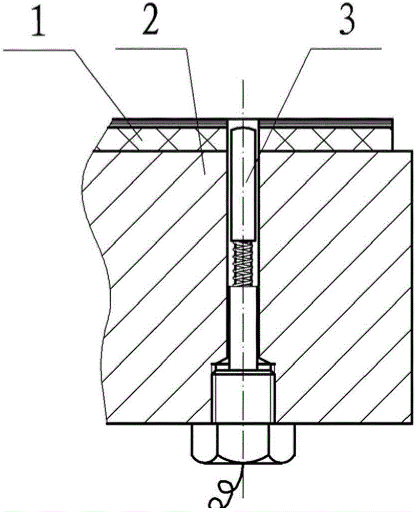 Elastic metal plastic bearing bush and temperature measurement assembly of elastic metal plastic bearing bush