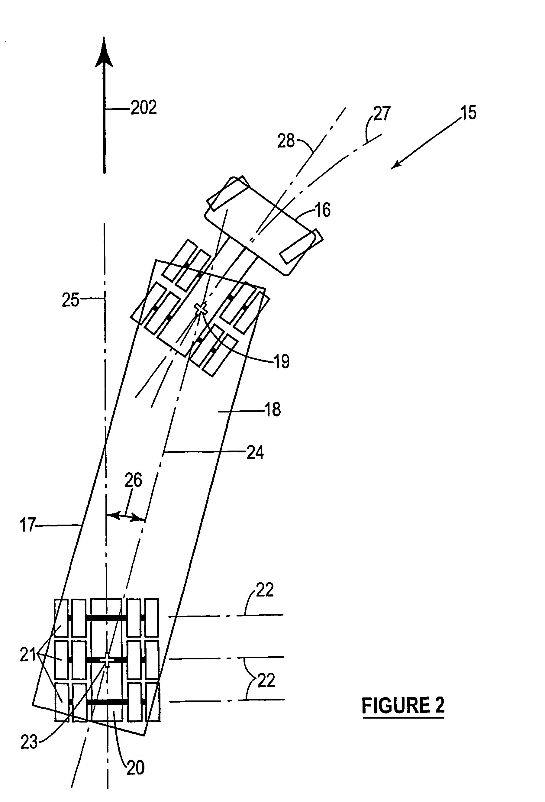 Articulated vehicle wheel tracking mechanism