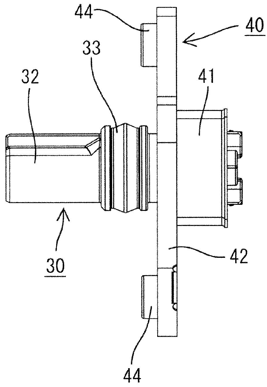 Connector and mounting method therefor