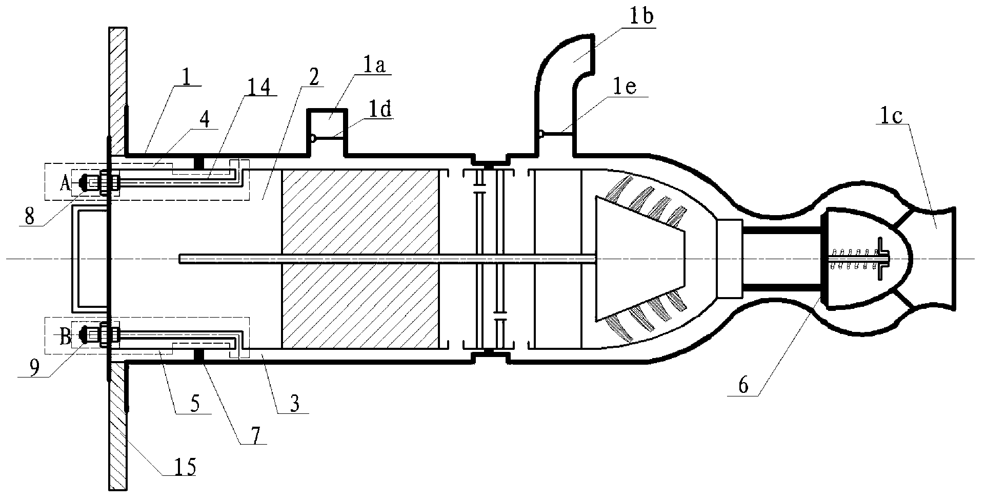 Oil drainage method of split type fuel pump