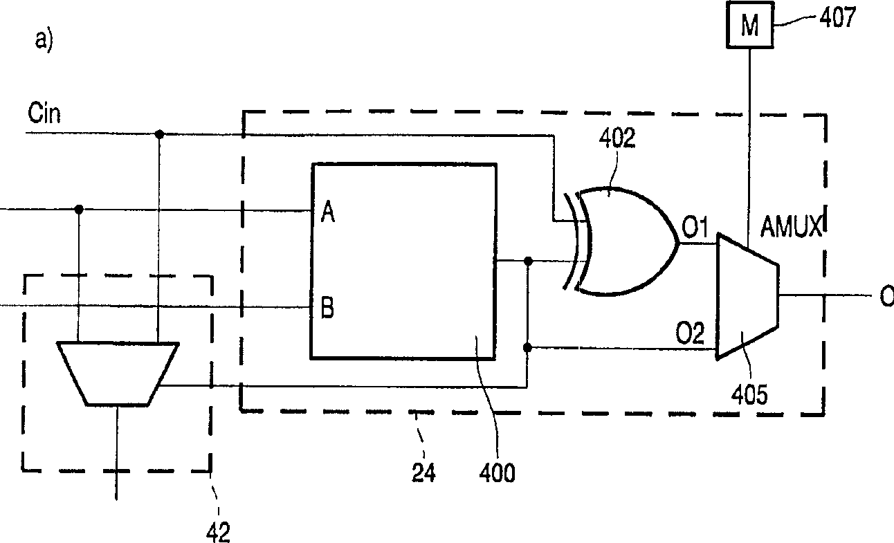 Electronic circuit with array of programmable logic cells