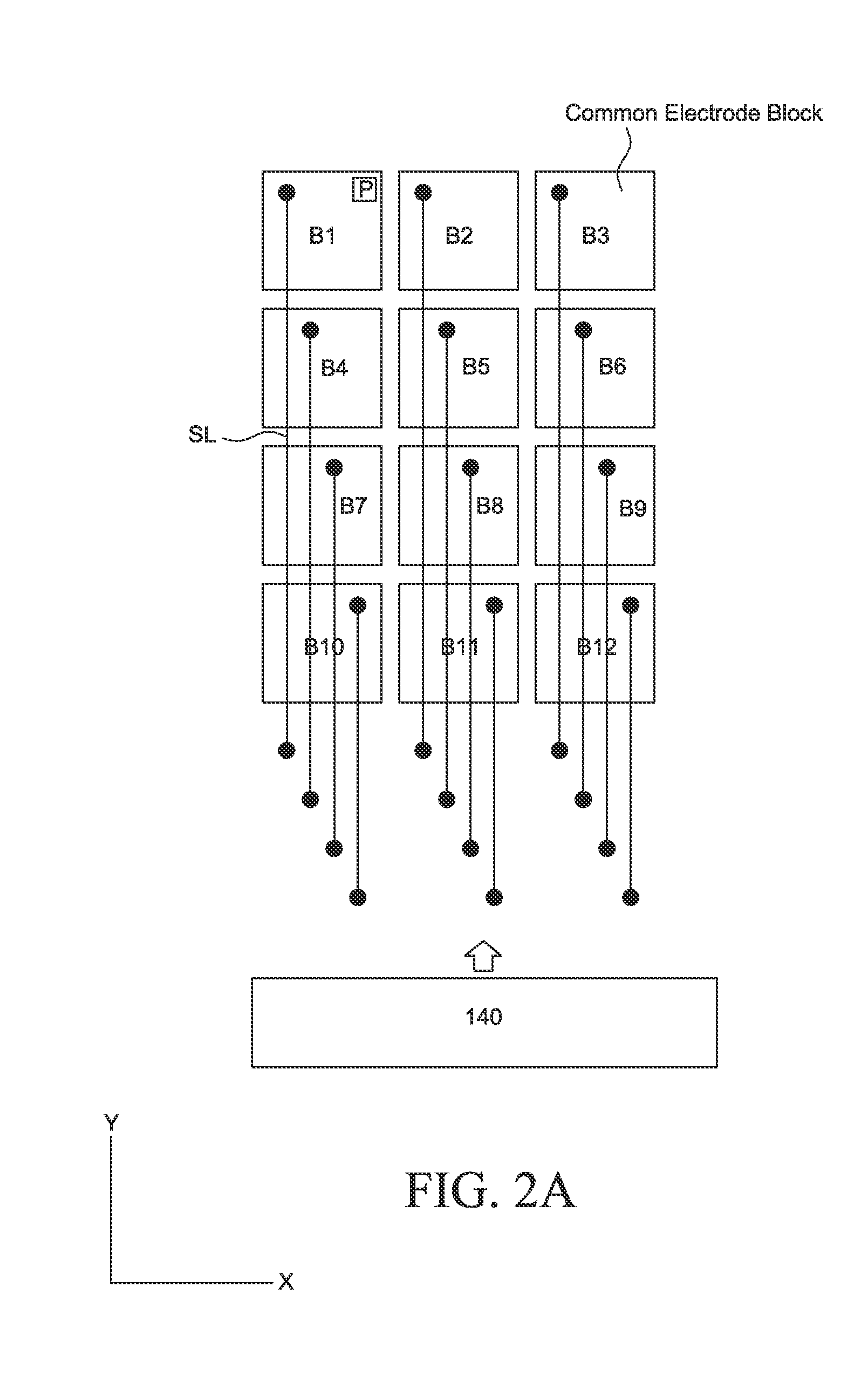 Display panel with external signal lines under gate drive circuit