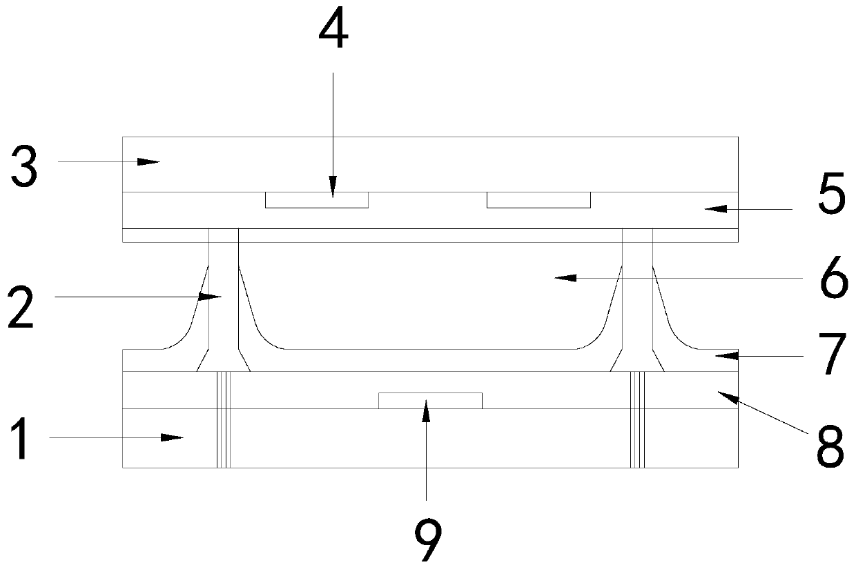 Plasma display screen of PDP discharge electrode